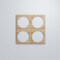 Ekena Millwork Medium Wembley Decorative Fretwork Wood Wall Panels, Red Oak, 15 3/8"W x 15 3/8"H x 3/8"T WALW16X16X0375WEMRO - alternate 5